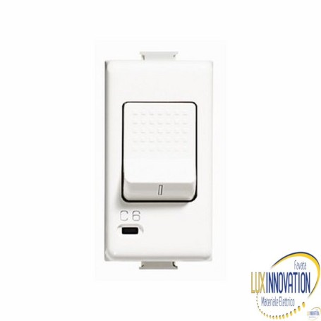 Interruttore Automatico Magnetotermico 1P+N 6A Serie Civili Bticino Matix Interruttore Automatico Magnetotermico 1P+N 6A Serie Civili Bticino Matix