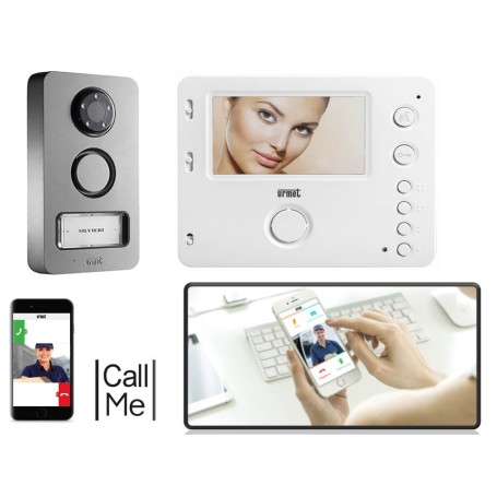 Kit Videocitofono con chiamata al cellulare callme urmet Kit Videocitofono con chiamata al cellulare callme urmet