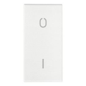 Vimar - 19021.99.B - Tasto 1M simbolo O I bianco Vimar Arkè 19021.99.B