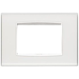 Placca Classic 3M Reflex ghiaccio Vimar Eikon 20653.B41