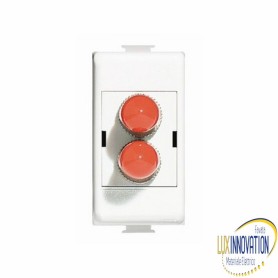 Connettore Per Fibra Ottica ST Duplex Serie Civili Bticino Matix AM5951ST
