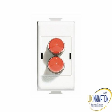 Connettore Per Fibra Ottica ST Duplex Serie Civili Bticino Matix AM5951ST Connettore Per Fibra Ottica ST Duplex Serie Civili Bticino Matix AM5951ST