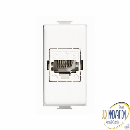Connettore RJ45 Tooless Categoria 5E UTP Systimax Serie Civili Bticino Matix  Connettore RJ45 Tooless Categoria 5E UTP Systimax Serie Civili Bticino Matix