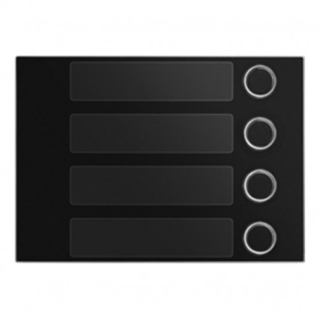 Frontalino Urmet Alpha con 4 Tasti chiamata Nero 1168/14 Frontalino Urmet Alpha con 4 Tasti chiamata Nero 1168/14