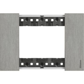 PLACCA 3 POSTI ACCIAIO LIVING NOW KA4803ZG
