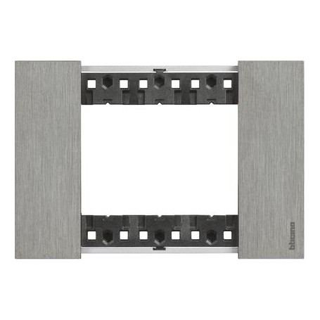 PLACCA 3 POSTI ACCIAIO LIVING NOW KA4803ZG