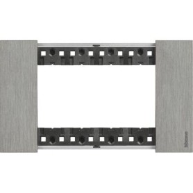 PLACCA  4 POSTI ACCIAIO LIVING NOW KA4804ZG