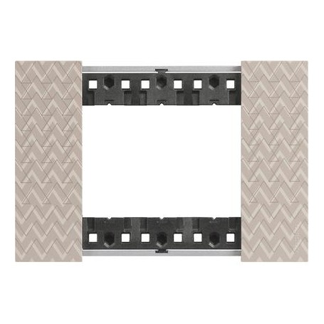 PLACCA  3 POSTI OPTIC LIVING NOW KA4803MM PLACCA  3 POSTI OPTIC LIVING NOW KA4803MM