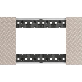 PLACCA  4 POSTI OPTIC LIVING NOW KA4804MM