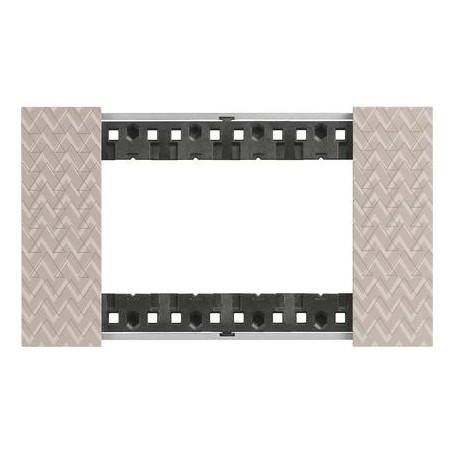 PLACCA  4 POSTI OPTIC LIVING NOW KA4804MM