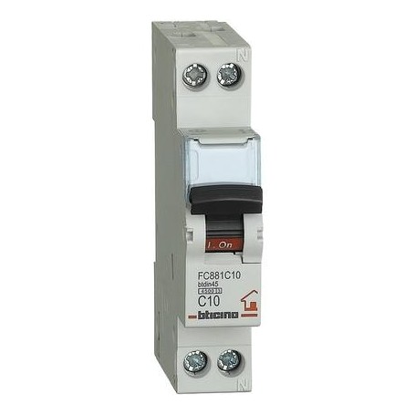 Interruttore magnetotermico 10A Bticino FC881C10 Interruttore magnetotermico 10A Bticino FC881C10