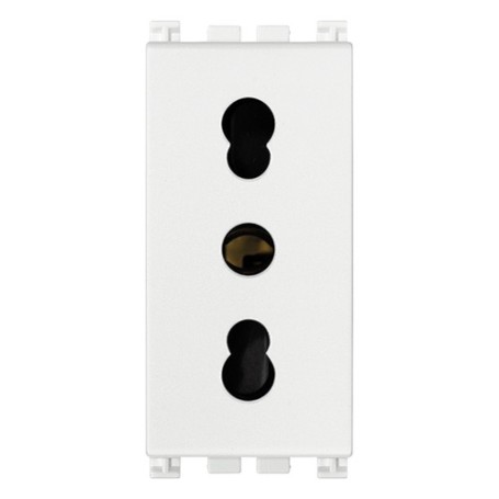 Presa Vimar arkè bianca vimar 19203.b 2p+t 16A