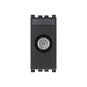 Presa TV-RD-SAT passante compatibile Vimar arkè grigio 19300.10