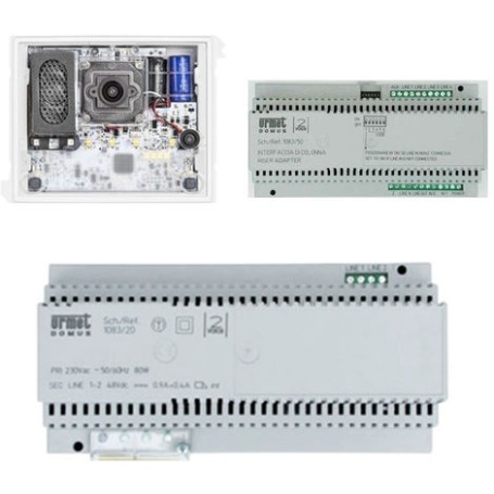 KIT BASE IMPIANTO VIDEO ALPHA urmet 1783/724 KIT BASE IMPIANTO VIDEO ALPHA urmet 1783/724