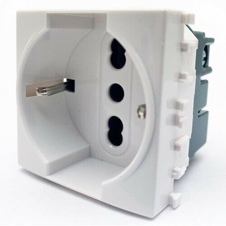 Presa universale VIMAR PLANA 2P+T 16A 
