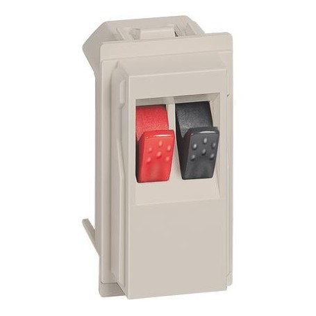 Connettore per altoparlante 1 modulo sabbia KM4294 Connettore per altoparlante 1 modulo sabbia KM4294