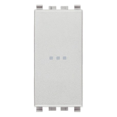 Deviatore 1P 16AX assiale grigio Vimar Eikon NEXT 20105.N