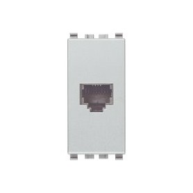 Presa RJ11 6/4  NEXT 16A  Vimar Eikon 20320.N silver