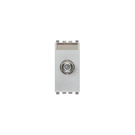 Presa COASSIALE TIPO FEMMINA NEXT   Vimar Eikon 20318.N silver Presa COASSIALE TIPO FEMMINA NEXT   Vimar Eikon 20318.N silver