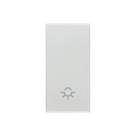 TASTO 1M NEXT SIMBOLO LUCE Vimar Eikon 20021.L.N  silver