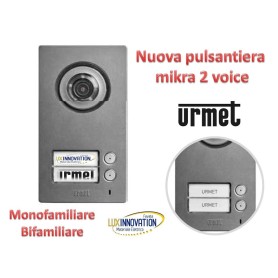 Pulsantiera urmet mikra 2 voice monofamiliare / bifamiliare videocitofono ( come 1783/1)