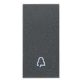 Tasto 1M simbolo campanello grigio Vimar Eikon 20021.c