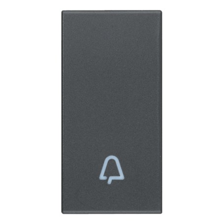 Tasto 1M simbolo campanello grigio Vimar Eikon 20021.c Tasto 1M simbolo campanello grigio Vimar Eikon 20021.c