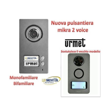 Pulsantiera  videocitofono mikra 1722/111 2 fili Pulsantiera  videocitofono mikra 1722/111 2 fili