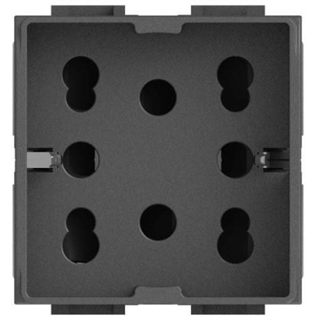 PRESA SUKO FLAT BTICINO LIVING ANTRACITE L4140/16F