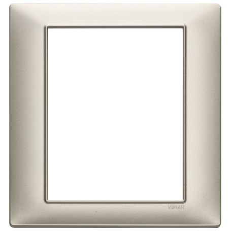 Placca 4M nichel opaco Vimar Plana 14654.21 Placca 4M nichel opaco Vimar Plana 14654.21