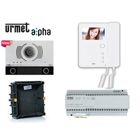 KIT URMET VIDEOCITOFONO ALPHA 1783/724 BIFAMILIARE KIT URMET VIDEOCITOFONO ALPHA 1783/724 BIFAMILIARE