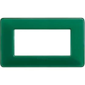 Placca bticino matix smeraldo 3 moduli AM4803CVS