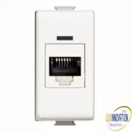 Connettore RJ45 Tooless Categoria 5E UTP 110 IDC Serie Civili Bticino Matix  Connettore RJ45 Tooless Categoria 5E UTP 110 IDC Serie Civili Bticino Matix