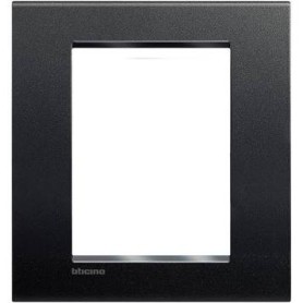 Placca 3+3P biancaBianco Bticino Living LNA4826BI