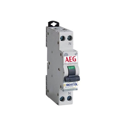 Interruttore magnetotermico 32A 1 polo + N 1 modulo AEG Interruttore magnetotermico 32A 1 polo + N 1 modulo AEG