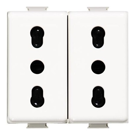 Presa duplex 10/16A bticino matix AM5180/2