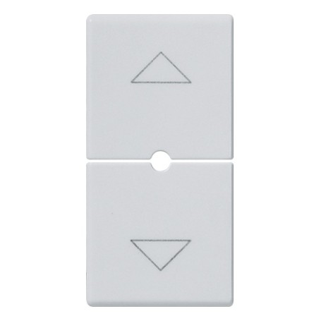 cover mezzi tasti frecce per modulo tapparelle Vimar plana  silver 14755.2.sl