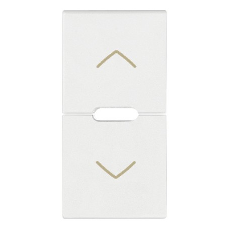 cover mezzi tasti frecce per modulo tapparelle Vimar Arkè 19755.2.b bianco