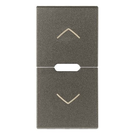 cover mezzi tasti frecce per modulo tapparelle Vimar Arkè 19755.2.m metal