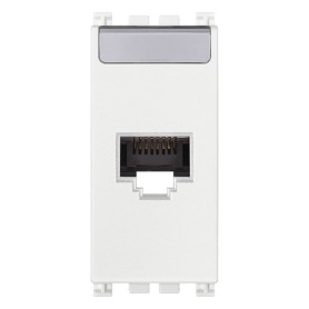 Presa RJ45 netsafe Cat6e UTP Vimar arkè bianco 19339.15.b