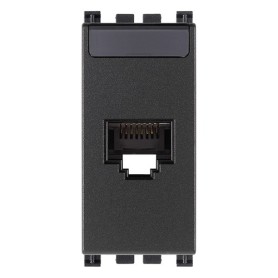 Presa RJ45 netsafe Cat6e UTP Vimar arkè grigio 19339.15