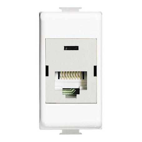 Presa LAN categoria 6 matix compatibile 6  RJ45 UTP cat6 tipo bticino am5979c6