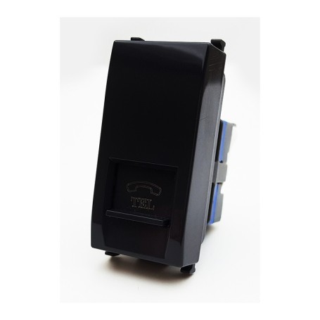 Presa telefono compatibile con vimar arkè grigio tipo 19320