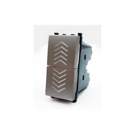Doppio pulsante frecce compatibile con vimar Plana Silver...