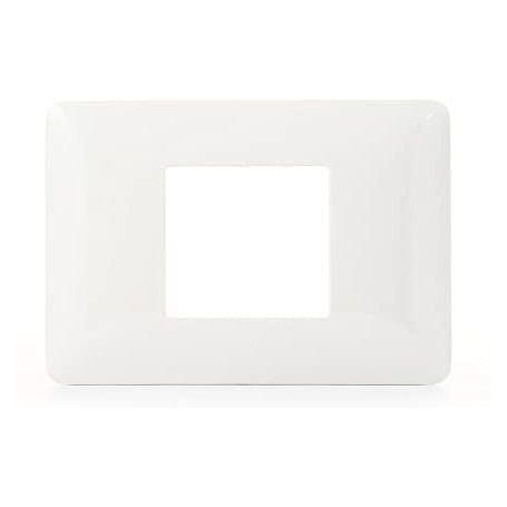 Placca 2 moduli per scatola rotonda per supporto a 2 tipo am4802bbn