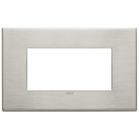 Placca 4M nichel spazzolato Vimar  22654.11