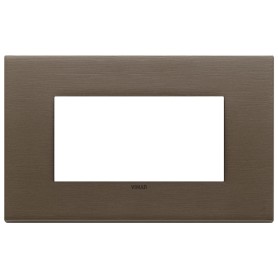 Placca 4M bronzo scuro spazzolato Vimar  22654.12