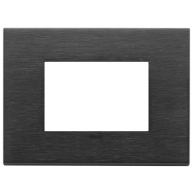Placca 3M nero spazzolato Vimar  22653.13