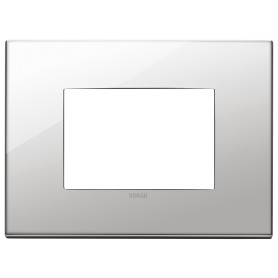 Placca 3M nichel Vimar  22653.81