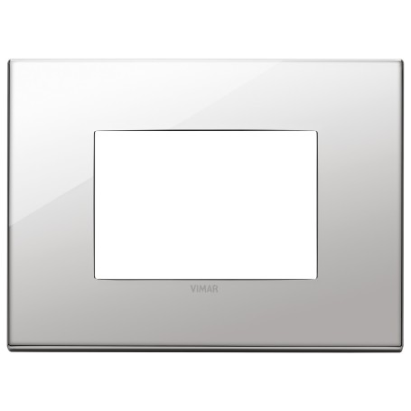 Placca 3M nichel Vimar  22653.81